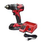 2802-21CT KIT INALÁMBRICO DE 1 HERRAMIENTA ROTOMARTILLO 1/2» M18 BRUSLESS 18 VOLTIOS ION DE LITIO CON BATERÍA COMPACTA  2 AMP + CARGADOR