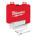 48-22-9404 Juego de trinquete con boca de 1/4? y dados SAE, 26 piezas