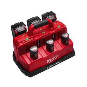 48-59-1807 CARGADOR MULTIVOLTAJE CARGA RAPIDA HASTA 6 BATERIAS SIMULTANEAS M12 M18